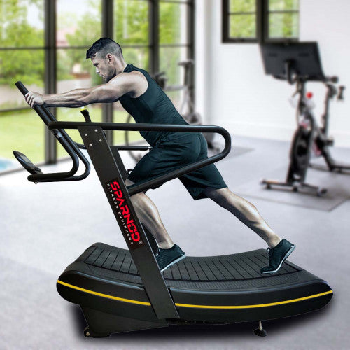 Sparnod Fitness, Heavy-Duty Commercial Curve Treadmill, STC-4750