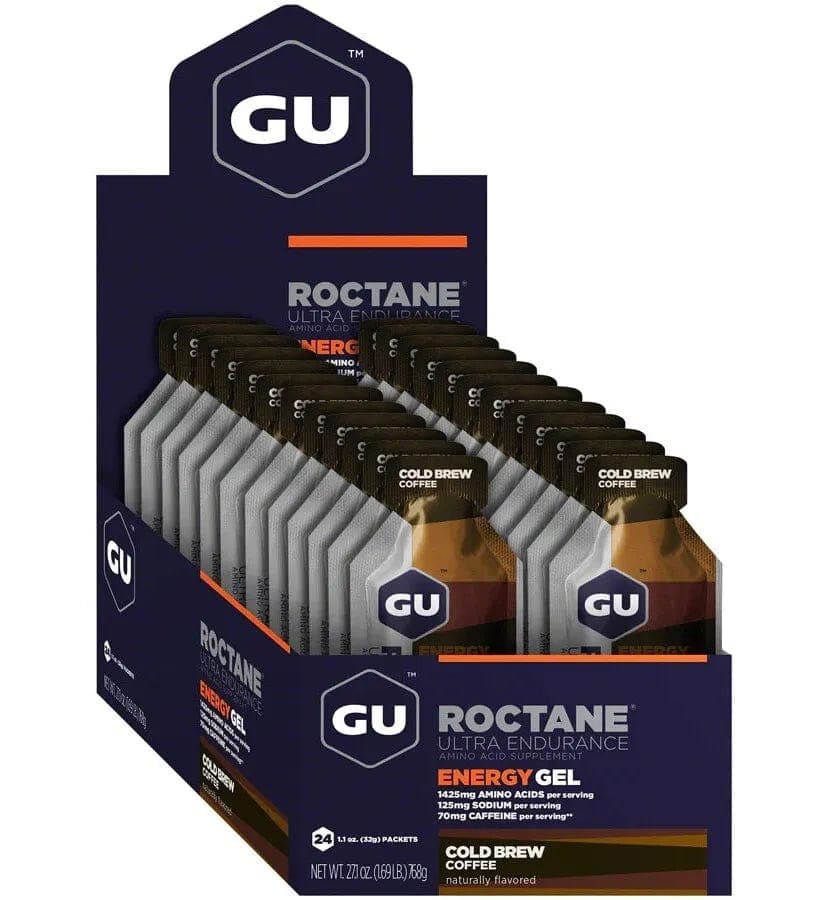 GU Energy Roctane Ultra Endurance Energy Gel, 24-Count (Seasalt Chocolate, 24-COUNT) - Athletix.ae