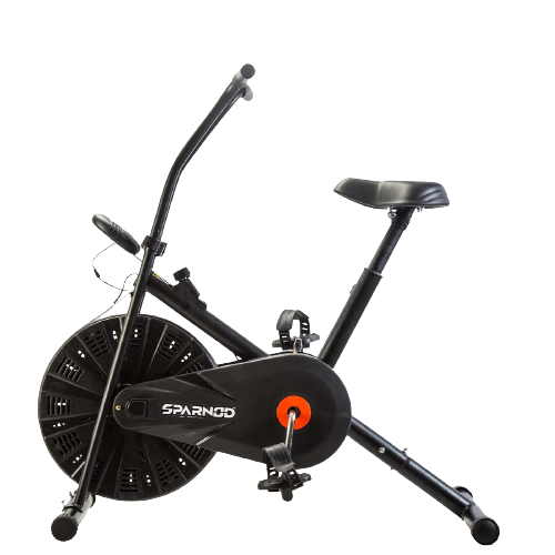 Sparnod Fitness, Upright Air Bike Exercise Cycle for Home Gym, SAB-04_R