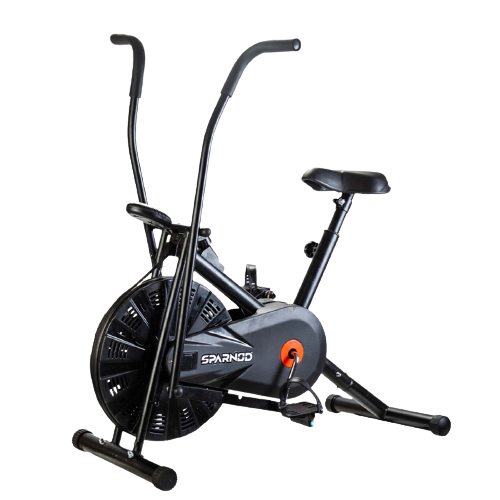 Sparnod Fitness, Upright Air Bike Exercise Cycle for Home Gym, SAB-06_R