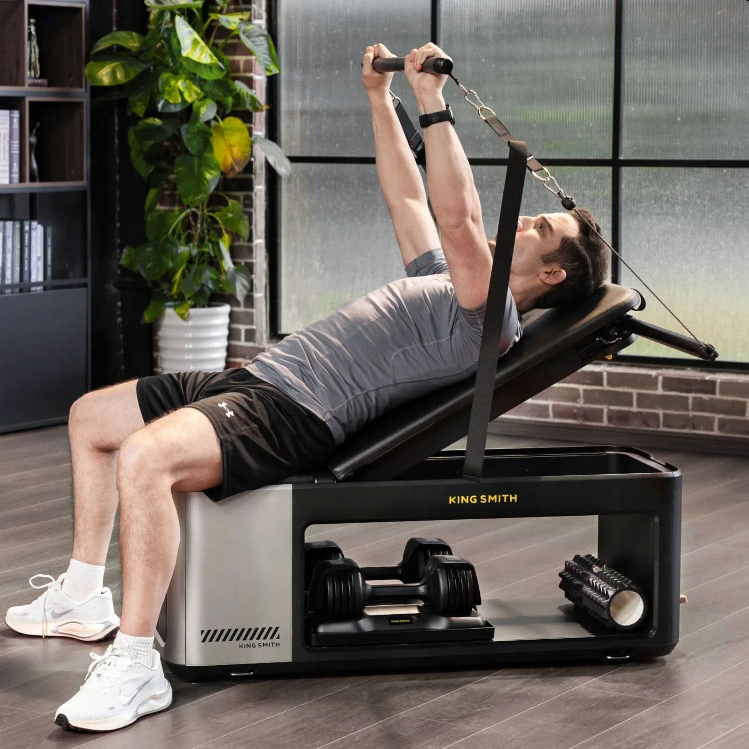 KingSmith BX2 Workout Bench | Air Resistance Strength Training Bench