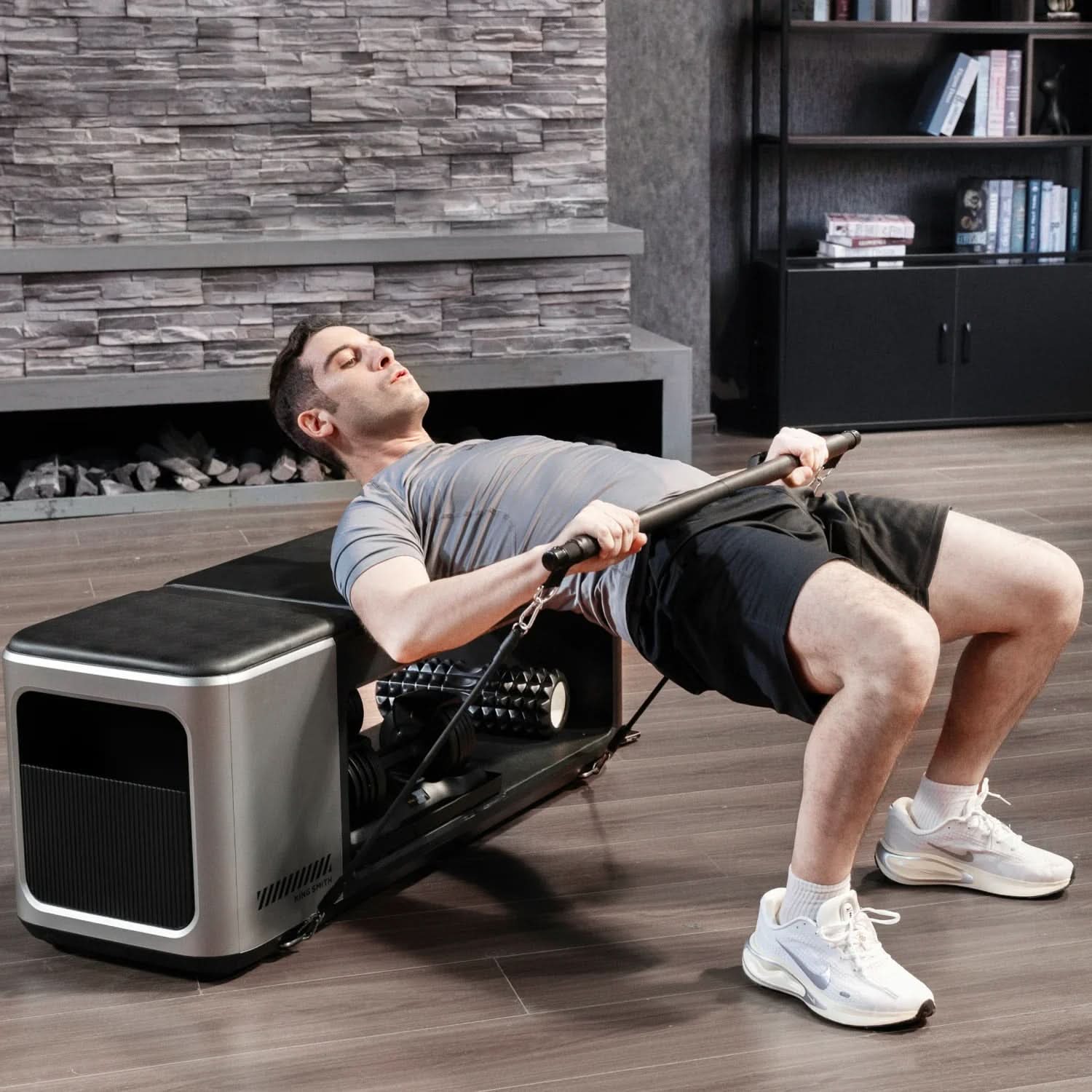 KingSmith BX2 Workout Bench | Air Resistance Strength Training Bench