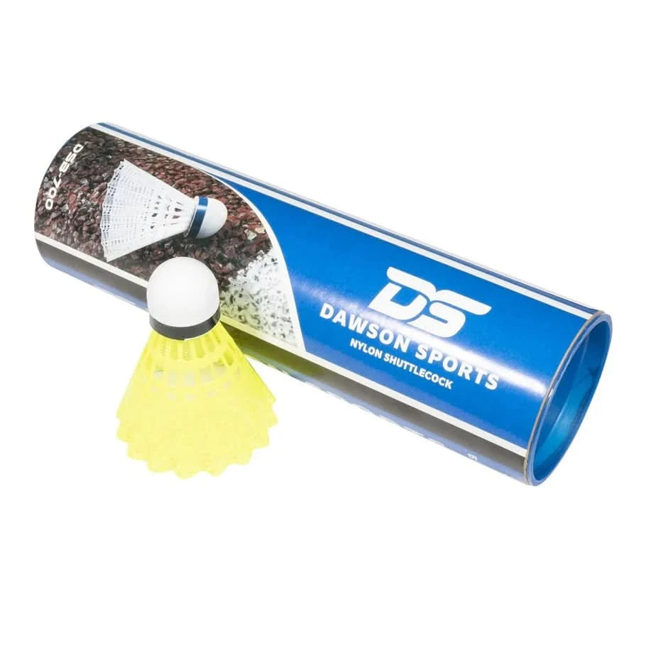 Dawson Sports Nylon Shuttlecocks | Tube of 6