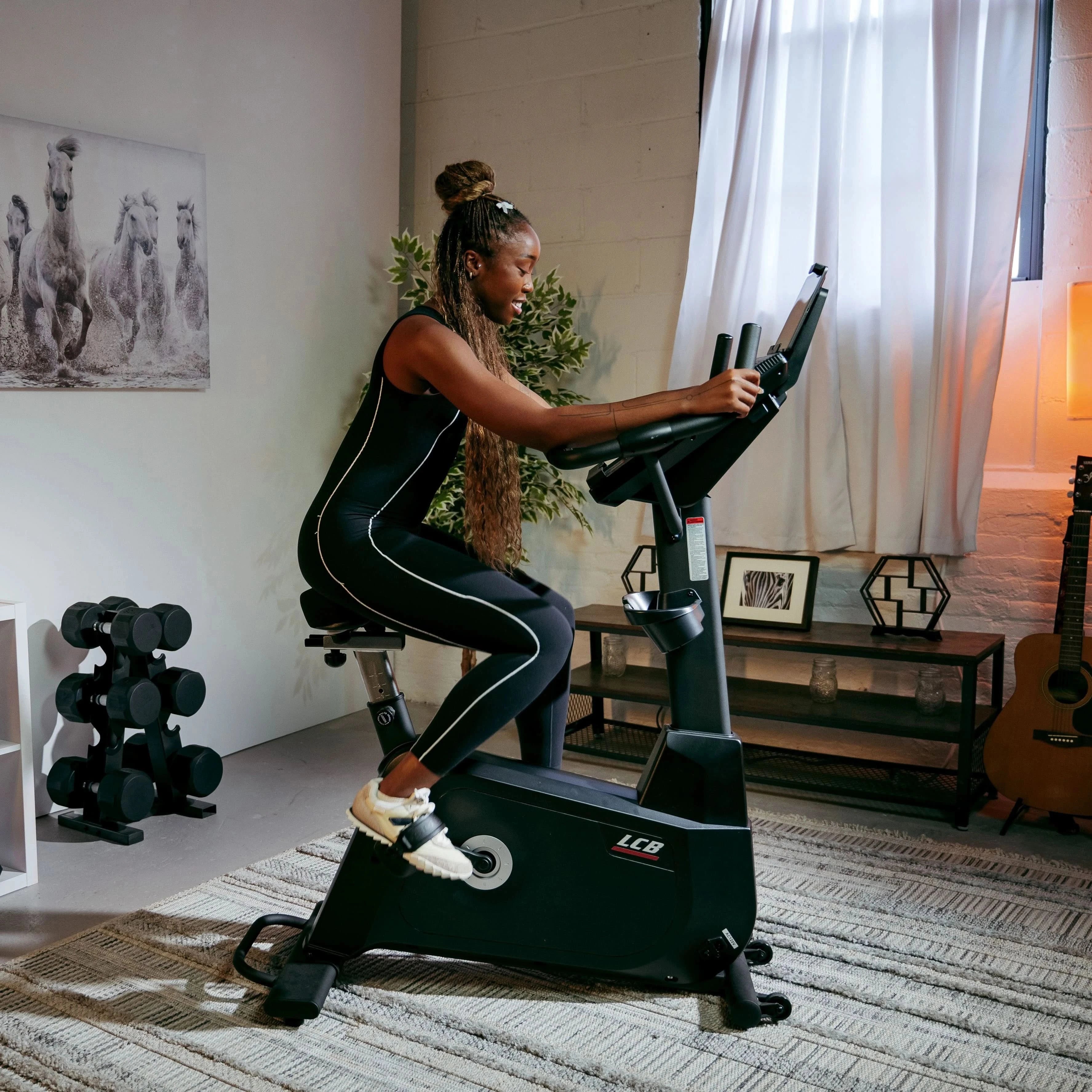 Sole Fitness Light Commercial Upright Bike with 10.1" Touchscreen (LCB)