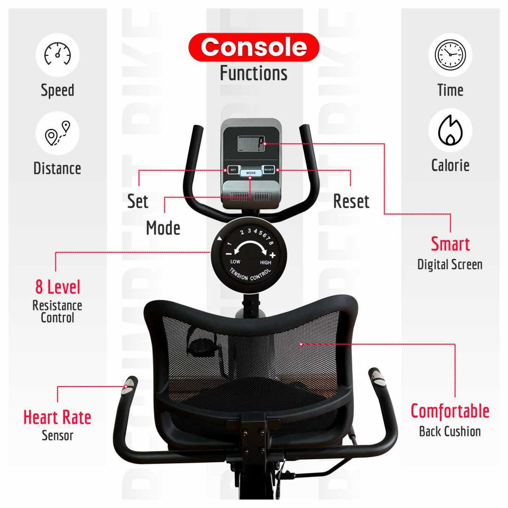 Sparnod Fitness Recumbent Bike, SRB-34