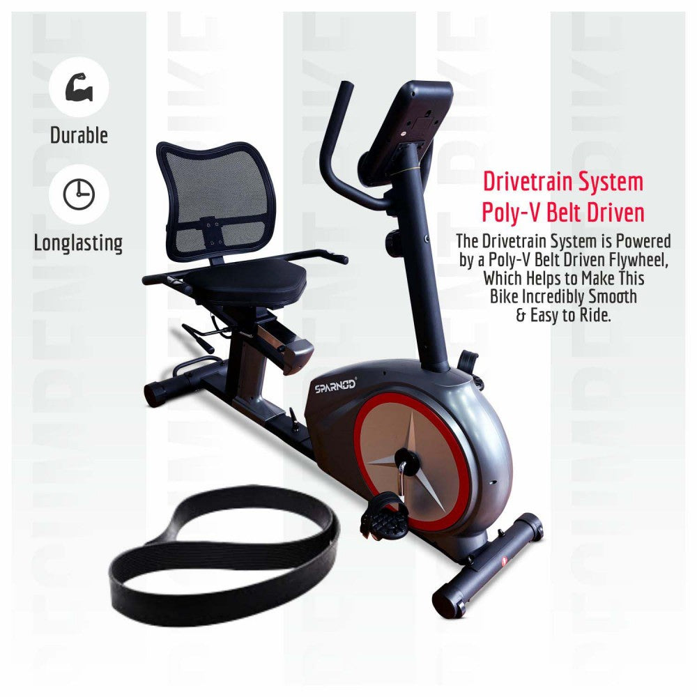 Sparnod Fitness Recumbent Bike, SRB-34