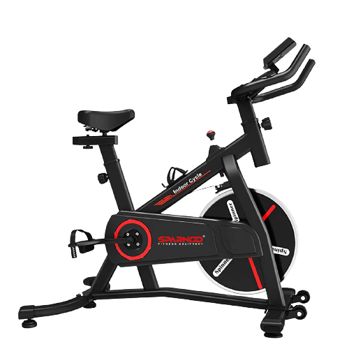 Sparnod Fitness Exercise Bike With 9 Kg Heavy-Duty Flywheel, SSB-09