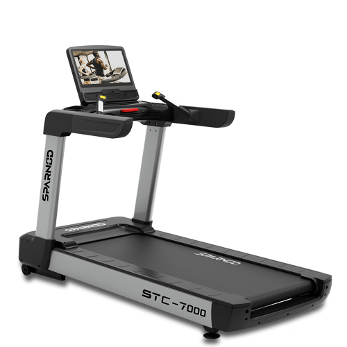 Sparnod Fitness, (6 HP AC Motor) 18.5 inch TFT Touch Screen Treadmill, STC-7000