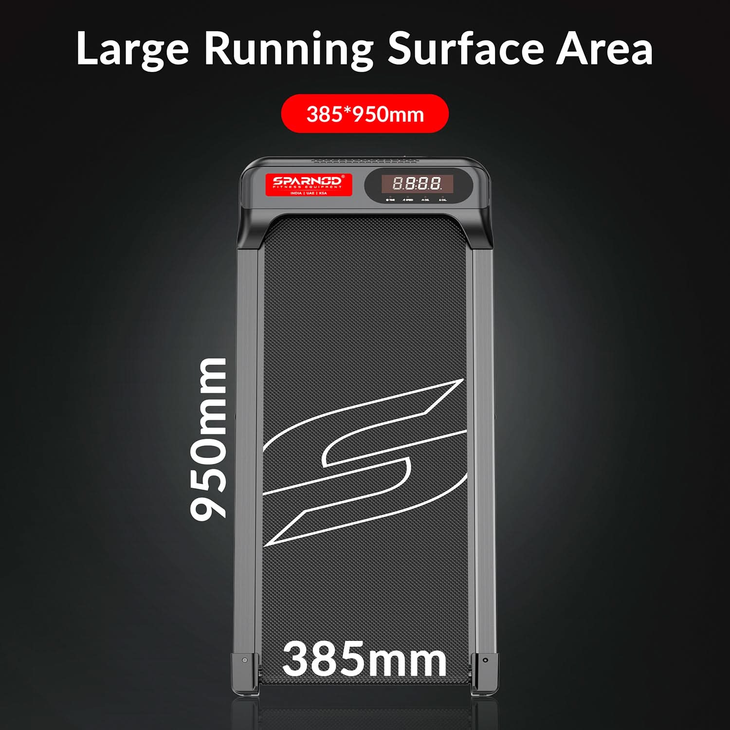 Sparnod Fitness Walking Pad Treadmill for Home/Office, STH-3004N