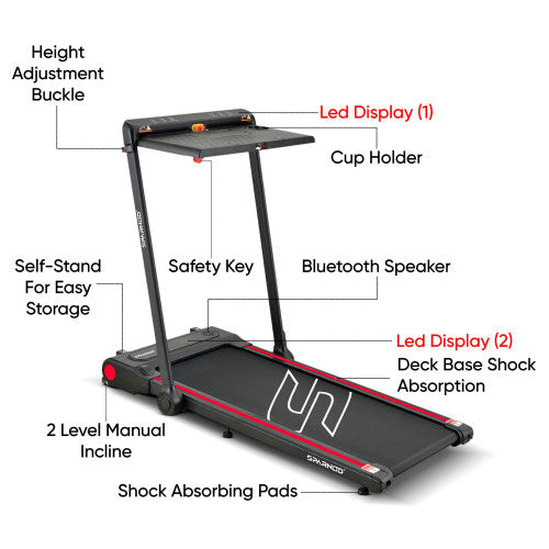 Sparnod Fitness, Home Use Treadmill, STH-3080