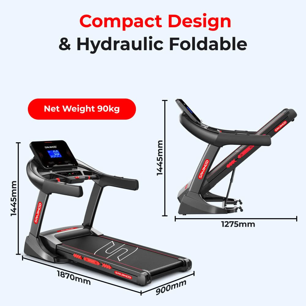 Sparnod Fitness 5 HP Home Use Treadmill, STH-5710