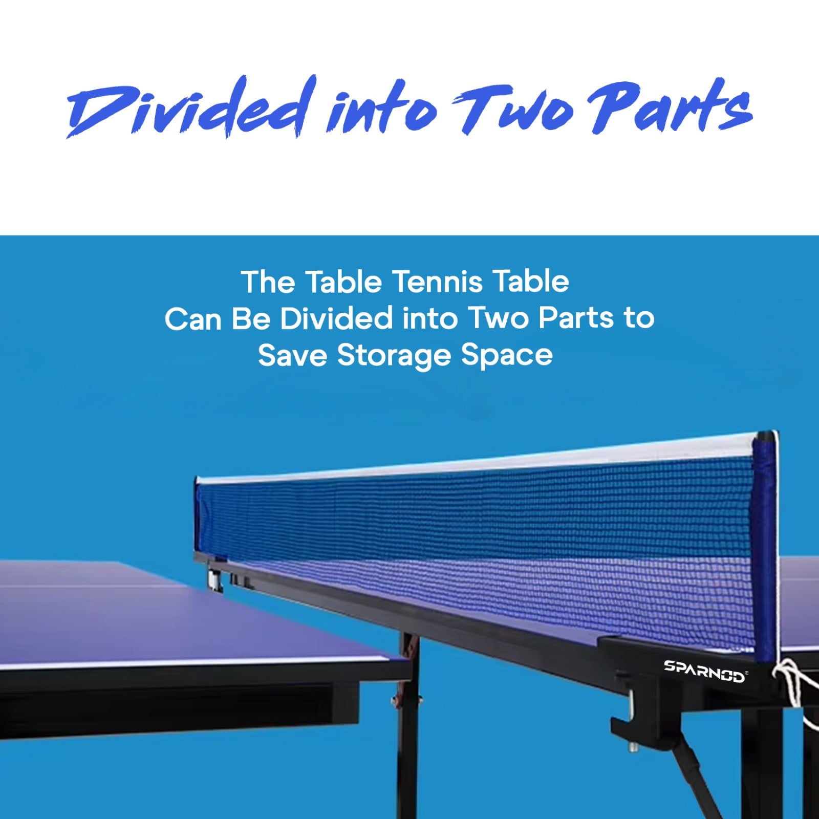 Sparnod Fitness Table Tennis Table for Indoor Sport Use, STT-12
