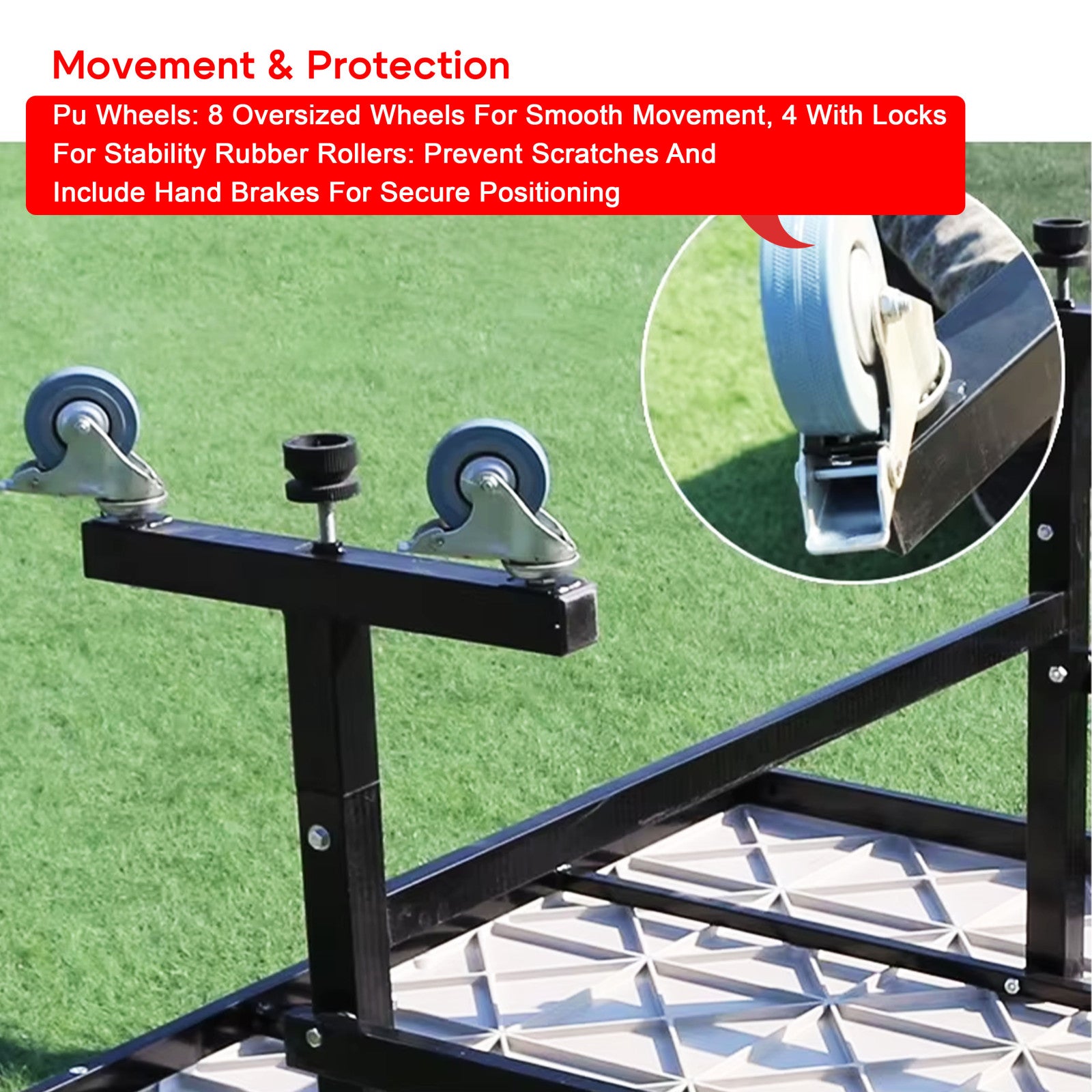 Sparnod Fitness Foldable Table Tennis Table for Outdoor Sport Use, STT-40