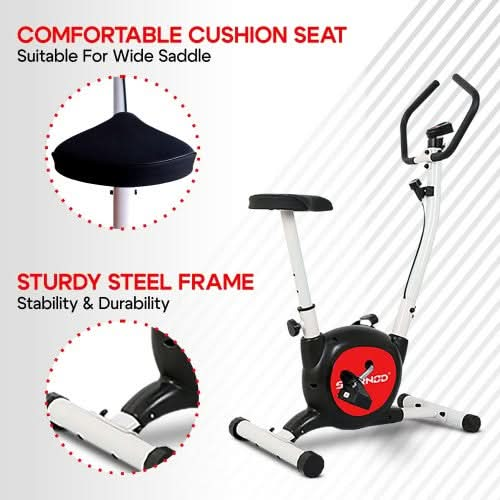 Sparnod Fitness Upright Stationery Exercise Bike Home Use, SUB-49