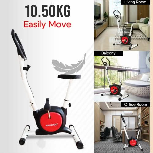 Sparnod Fitness Upright Stationery Exercise Bike Home Use, SUB-49