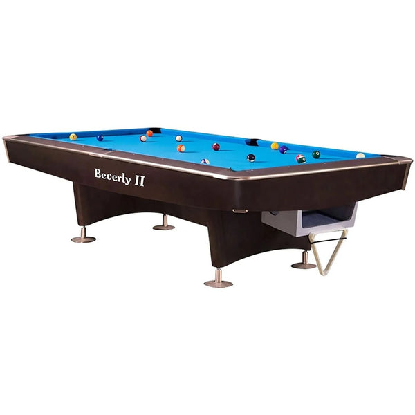 Beverly II 8ft 4th Generation Billiard Table, Brown Frame