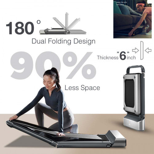 Sparnod Fitness, (2.25 HP DC MOTOR) Dual Aluminum alloy framework treadmill, STH-3050