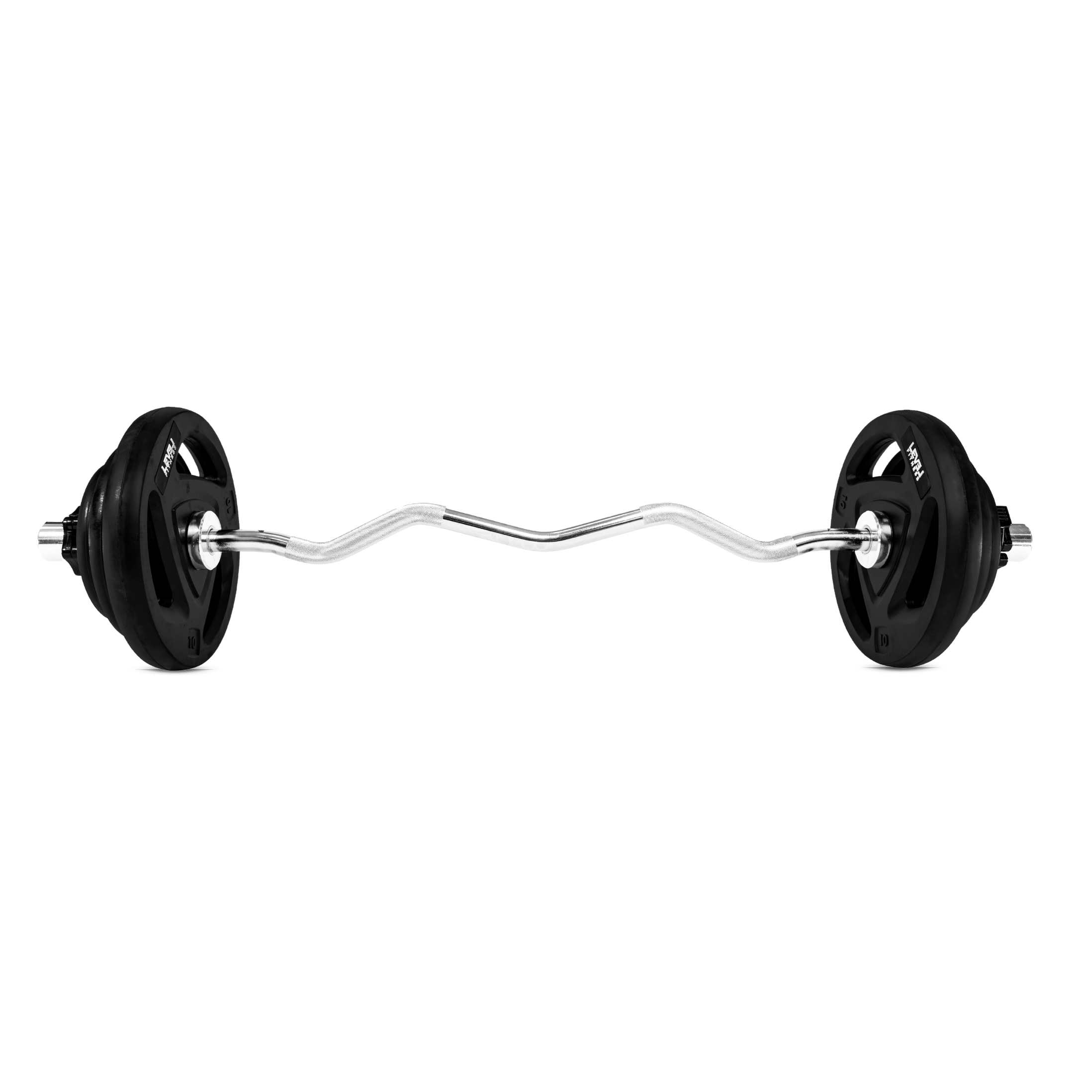 Combo 42 kg Body Pump Set | Level Fitness Tri Grip Plates With 4Ft Barbell