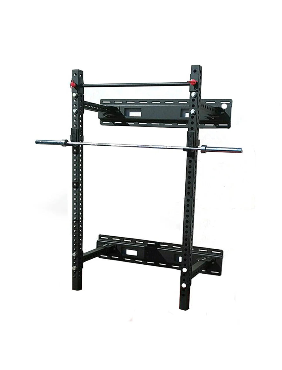 1441 Fitness Heavy Duty Wall Mounted Foldable Squat Rack