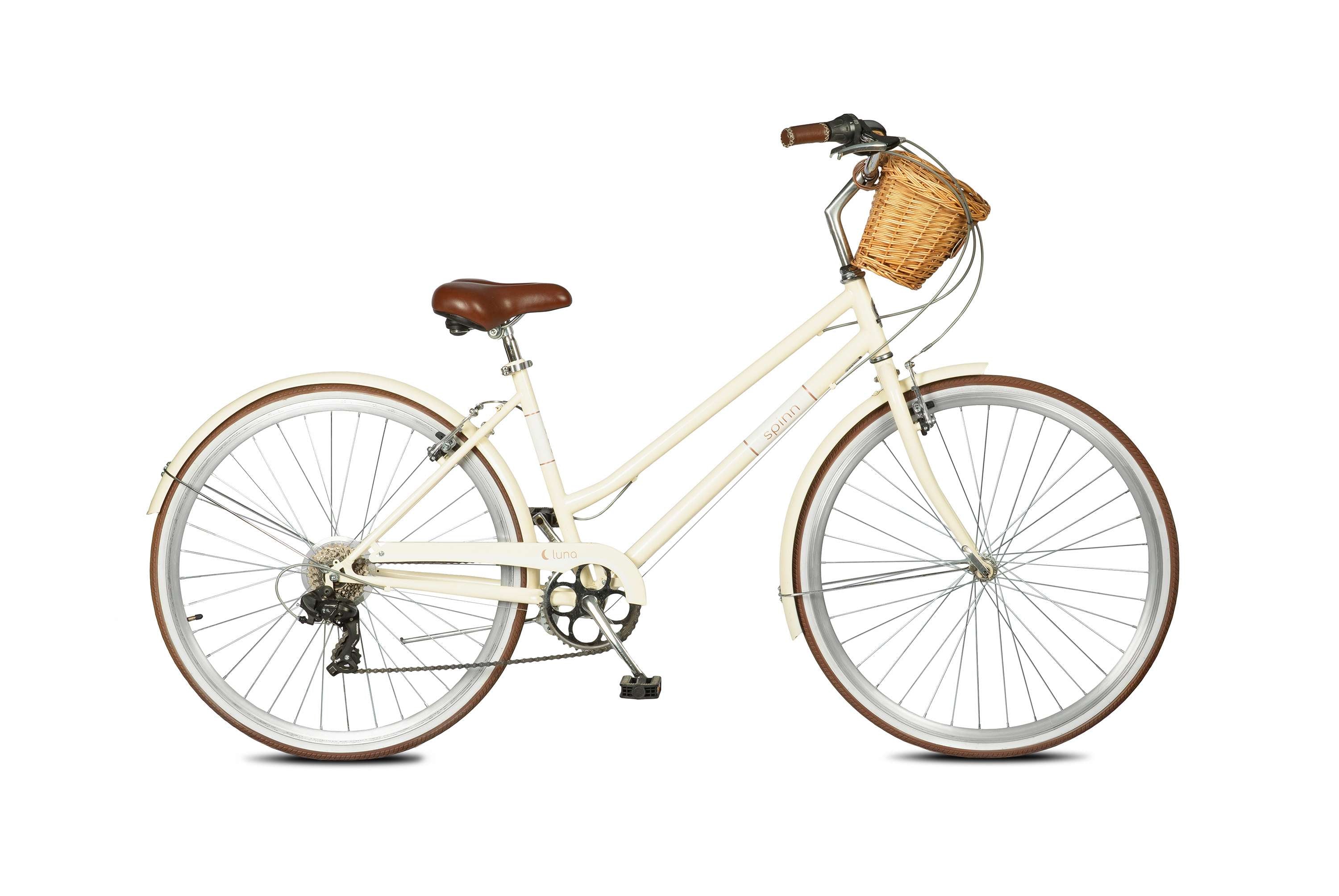 Spinn Luna Women's City Bike Pearl Cream