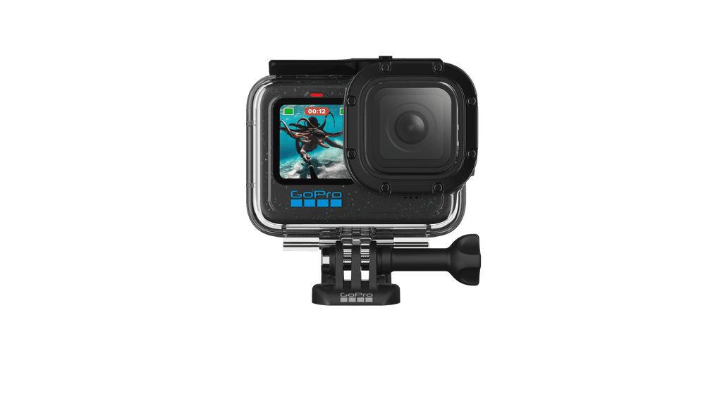 Gopro, Protective Housing, Skeleton Backdoor, Mounting Buckle And Thumb Screw, Black - Athletix.ae