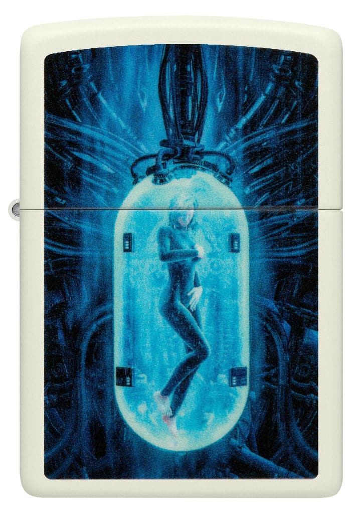 Zippo 48520 49193 Tube Woman Design Glow in the Dark Matte Windproof Lighter - OUTBACK