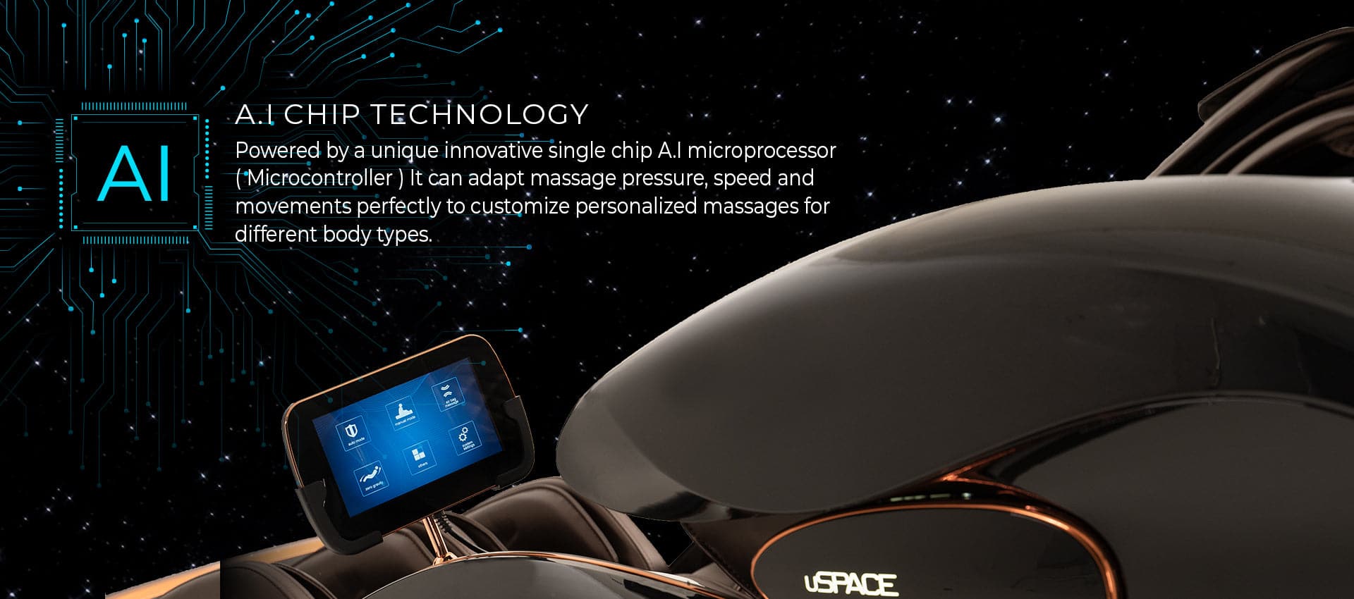 Zero HealthCare U-Space Massage Chair - Athletix.ae