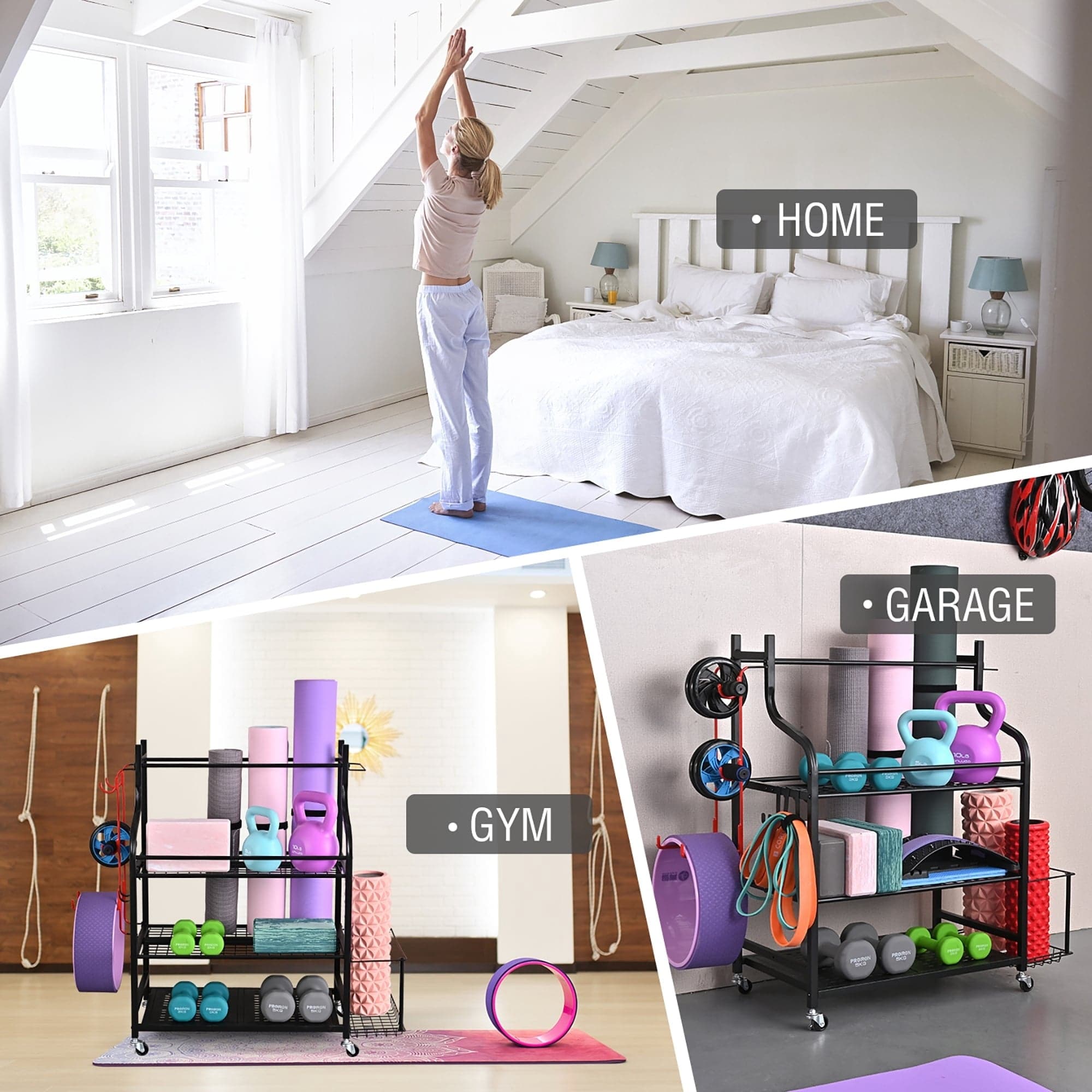 Ta Sport, Yoga Mat Storage Rack, Multi-Color - Athletix.ae