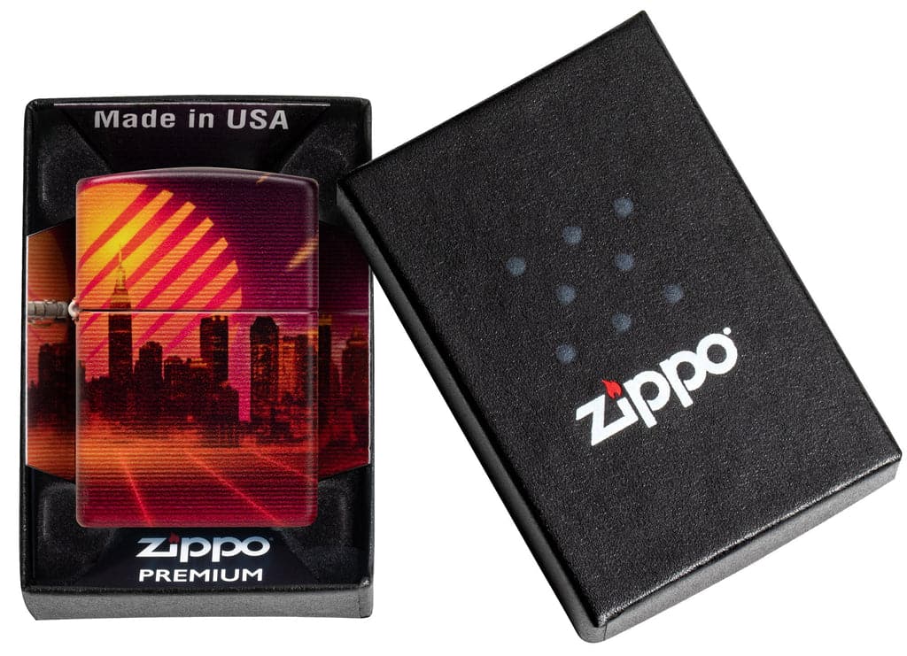 Zippo 48505 49352 Cyber City Design 540 Color Matte Windproof Lighter - OUTBACK