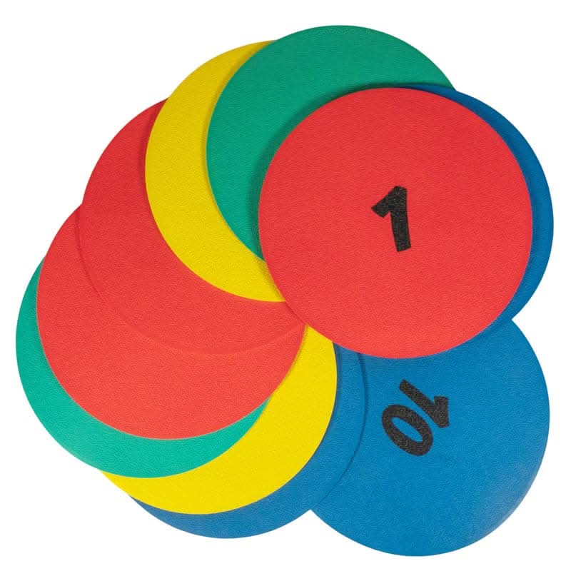 DS Numbered Disc Marker - Pack of 10 - Athletix.ae
