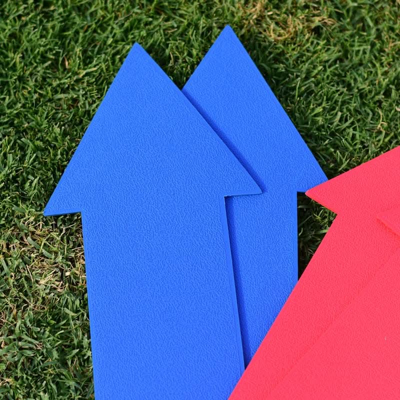 DS Floor Marker - Arrow R/B (Pack of 4) - Athletix.ae