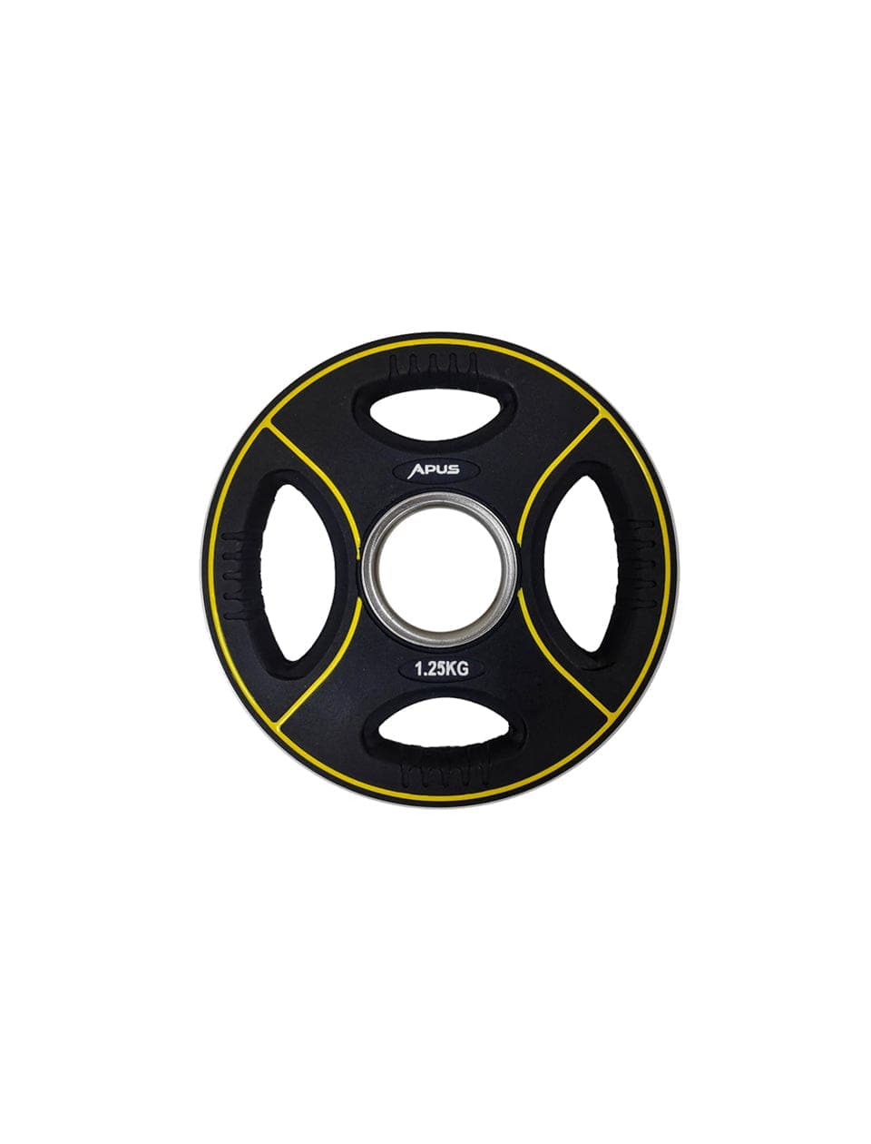 Apus Premium Olympic Rubber Weight Plates (1.25 to 25 KG) - With 3 years commercial warranty - Athletix.ae