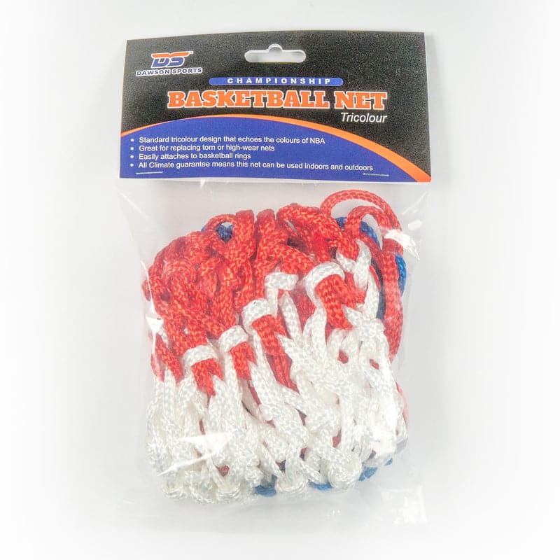 DS Championship Basketball Net - Nylon Tricolour - Athletix.ae