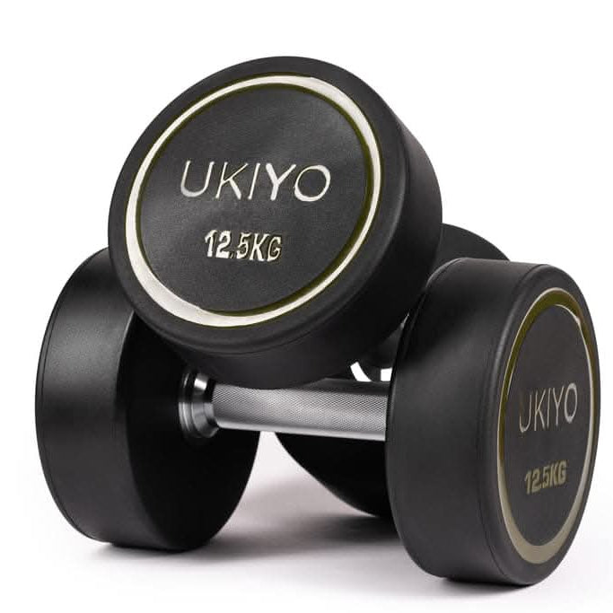 Ukiyo Premium Round Dumbbells, Sold as Pair