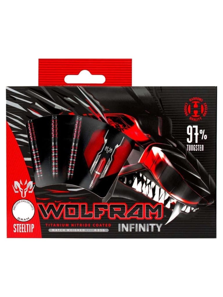 Harrows, Dart Wolfram 97% Tungsten, B620, Red - Athletix.ae