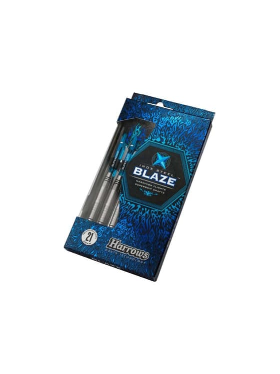 Harrows, Blaze Darts, Bd821 22 Grams, Blue - Athletix.ae