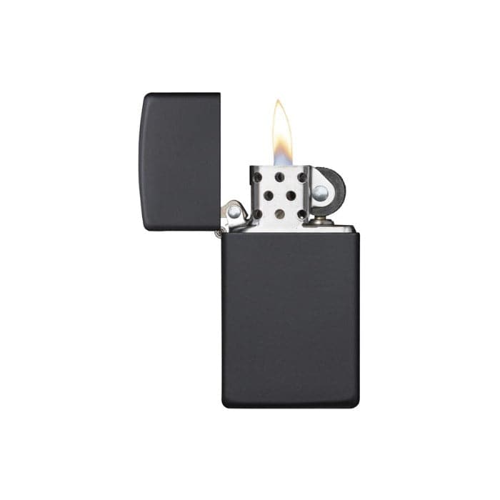 Shop for Zippo Slim Black Matte Lighter on outback.ae