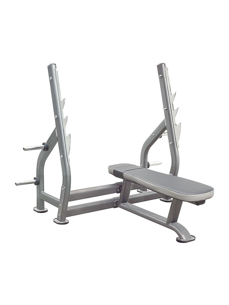 Impulse Fitness, Flat Bench, It7014, Silver & Black - Athletix.ae