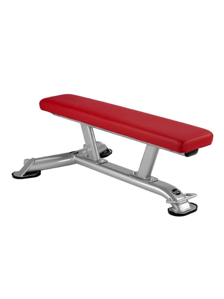 Bh Fitness, Flat Bench, L810, Red - Athletix.ae