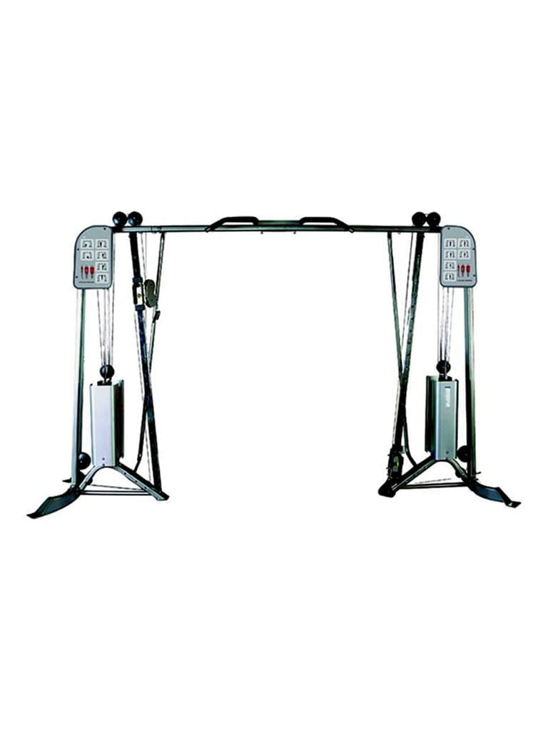 Impulse Fitness, Cable Crossover Machine 400 Lbs, It-9013/It9313,, Silver & Black - Athletix.ae