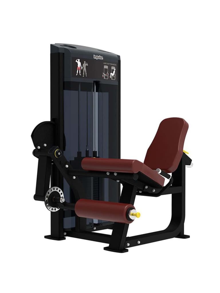 Impulse Fitness, Leg Extension, If9305, Black - Athletix.ae