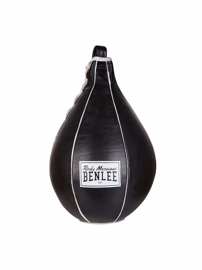 Benlee, Leather Speedball Mack Large, Black-White - Athletix.ae