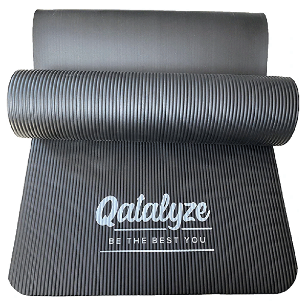 York, Nbr Yoga Mat 190 X 100 X 1 Cm, Ymnbr1901, Dark Grey - Athletix.ae