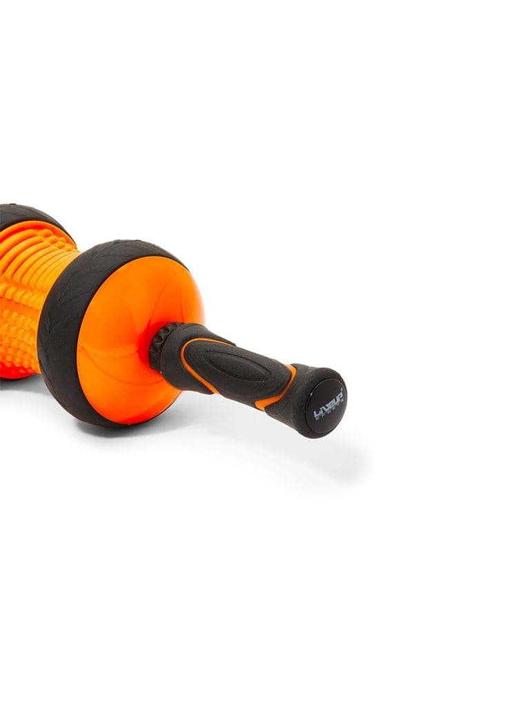 LiveUp AB Wheel | LS9035, Orange/Black - Athletix.ae