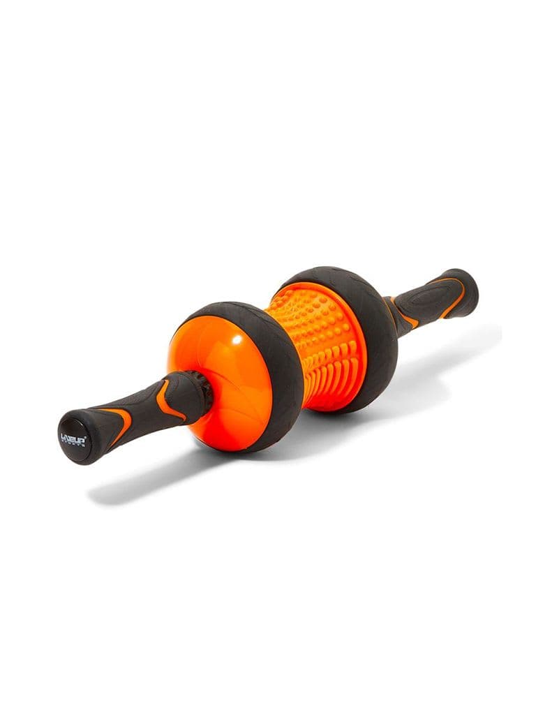 LiveUp AB Wheel | LS9035, Orange/Black - Athletix.ae