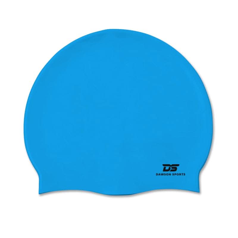 DS Junior Silicone Swimming Cap - Light Blue - Athletix.ae