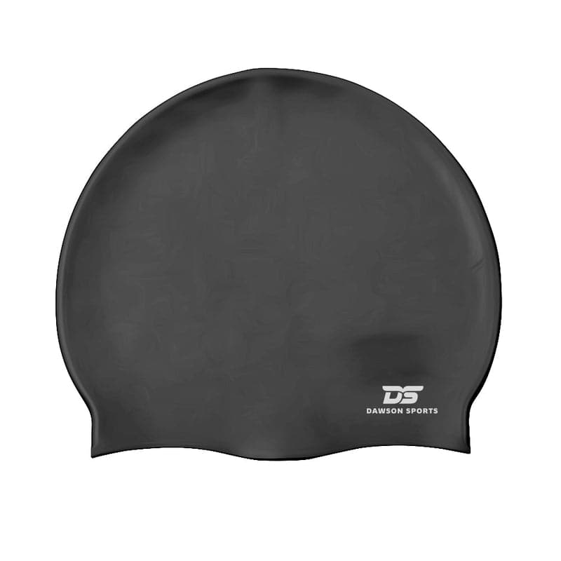 DS Junior Silicone Swimming Cap - Black - Athletix.ae