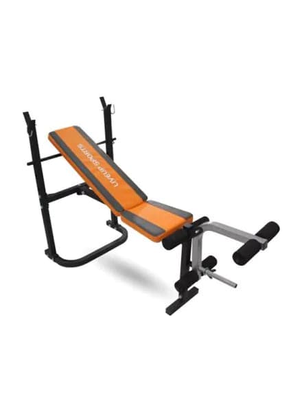 Liveup, Fitness Weight Bench, Ls1101, Black - Athletix.ae