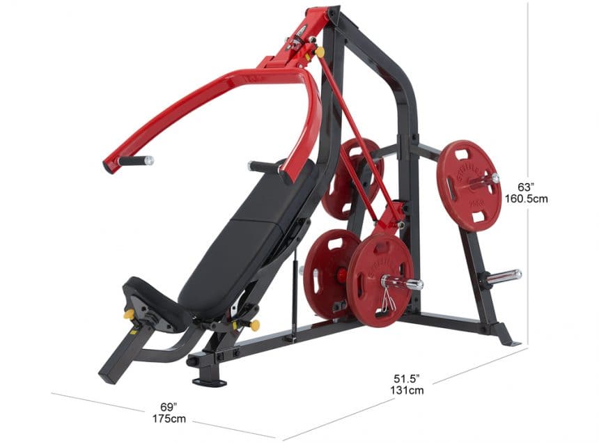 Steelflex, Dual Plate Load – Chest Press / Shoulder Press, Pl2100- Br - Athletix.ae