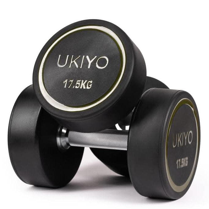 Ukiyo Premium Round Dumbbells, Sold as Pair